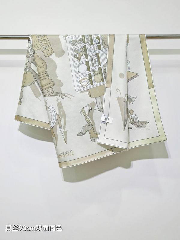 Hermes silk Scarf 90X90cm E13 (13)