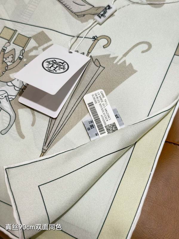 Hermes silk Scarf 90X90cm E13 (15)