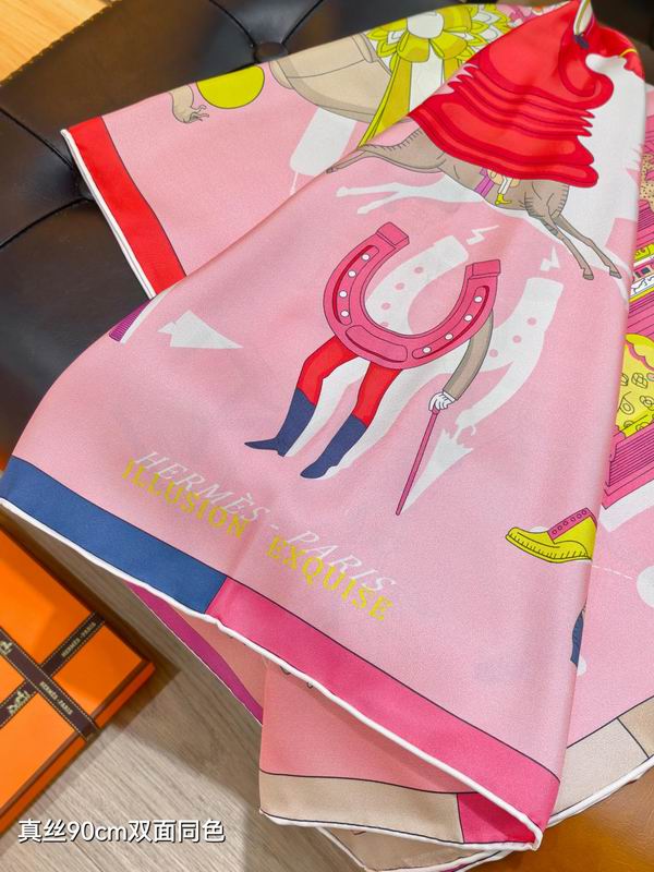Hermes silk Scarf 90X90cm E13 (25)