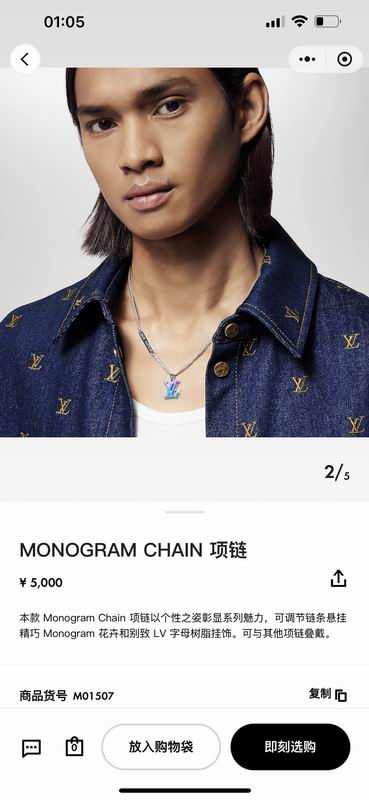 LV Necklace 08yxq09 (1)
