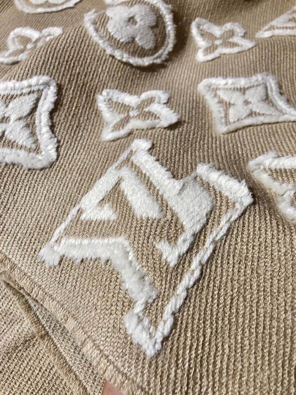 LV Scarf 34X220cm 90%绵羊毛 9%山羊绒1%桑蚕丝 E08 (12)