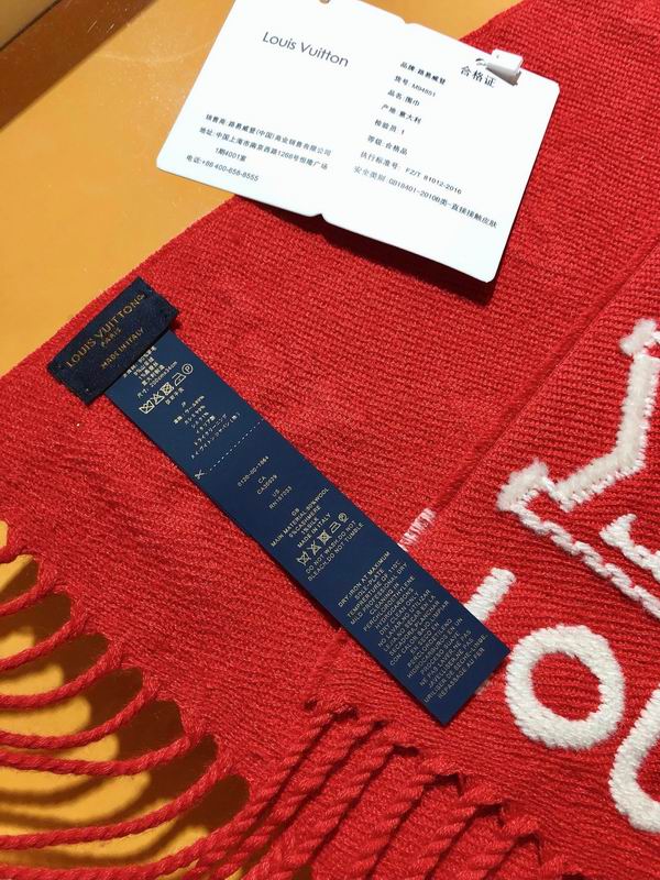 LV Scarf 34X220cm 90%绵羊毛 9%山羊绒1%桑蚕丝 E08 (2)