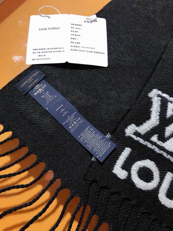 LV Scarf 34X220cm 90%绵羊毛 9%山羊绒1%桑蚕丝 E08 (20)