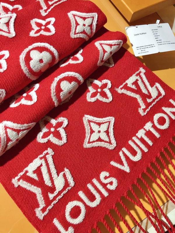 LV Scarf 34X220cm 90%绵羊毛 9%山羊绒1%桑蚕丝 E08 (4)