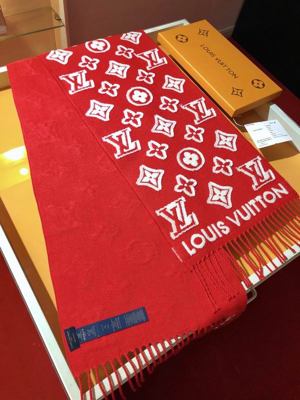 LV Scarf 34X220cm 90%绵羊毛 9%山羊绒1%桑蚕丝 E08 (6)