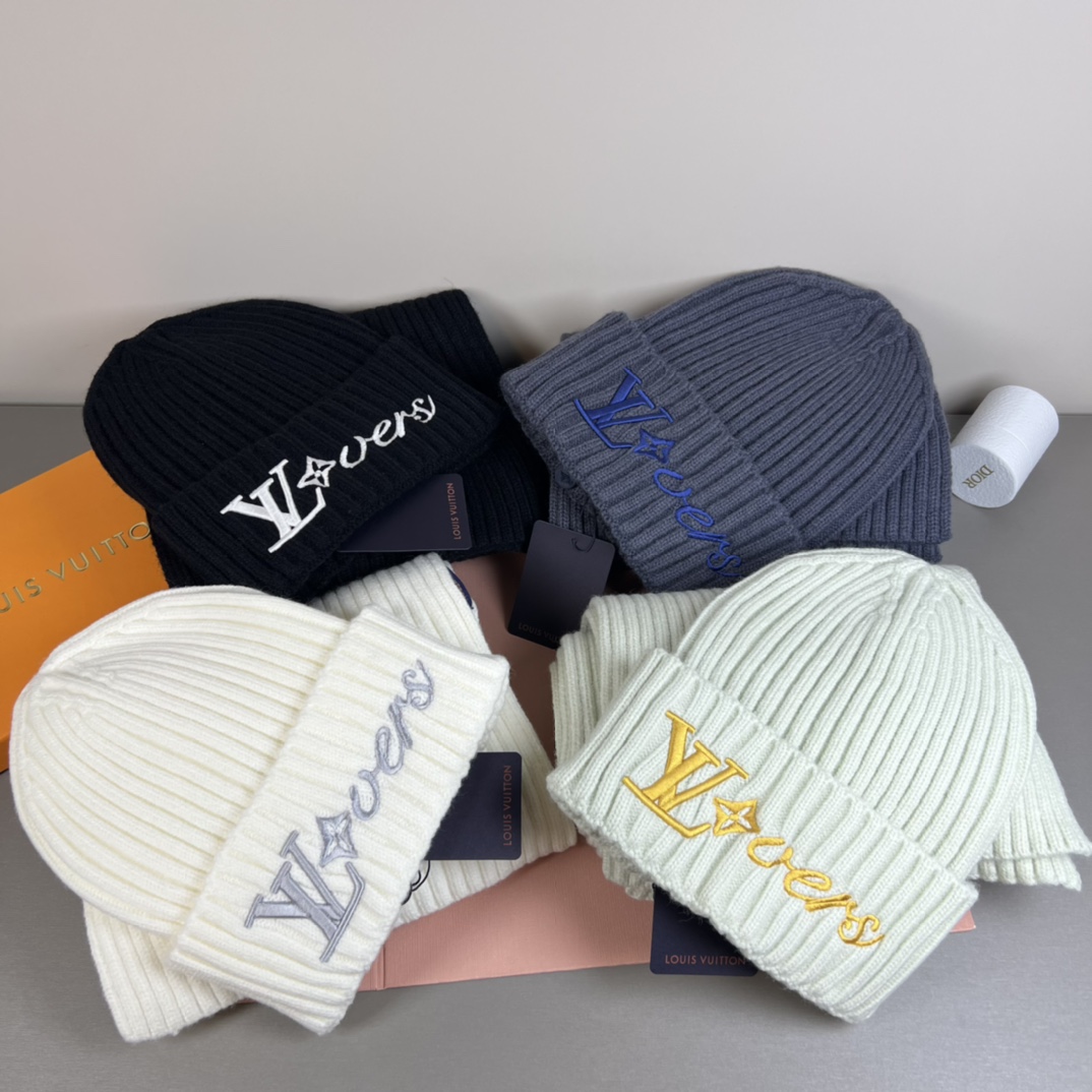 LV scarf hat (9)