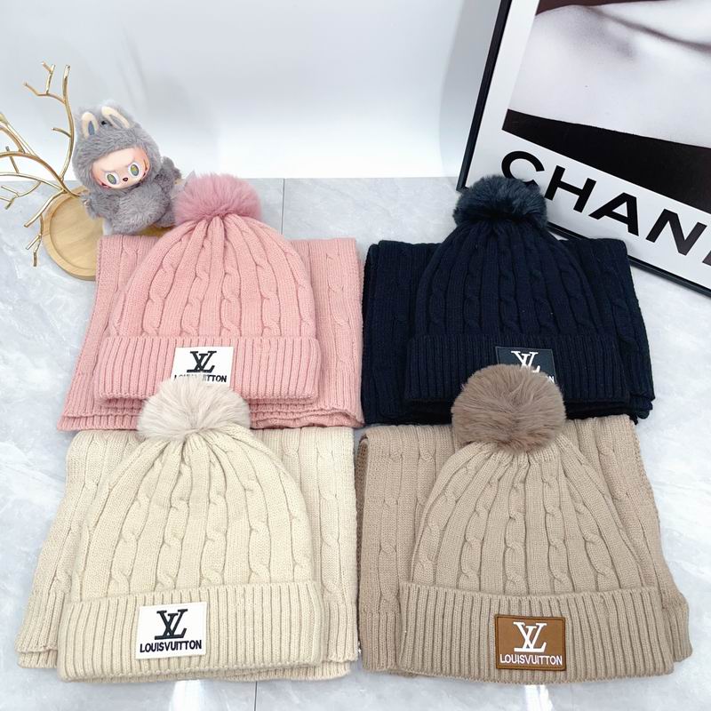 LV scarf hat dx (389)