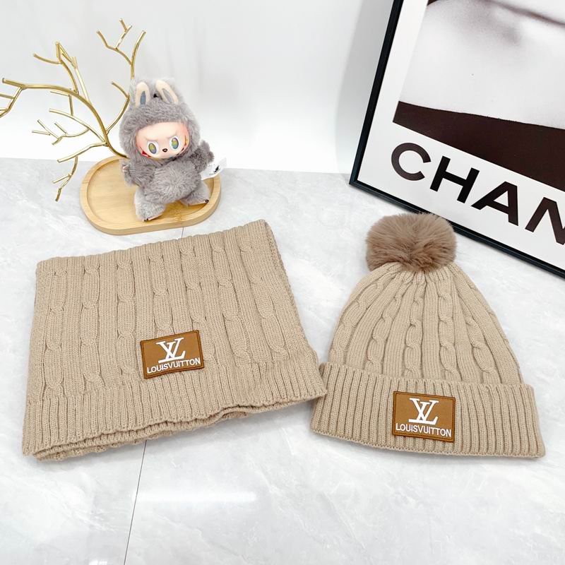 LV scarf hat dx (404)