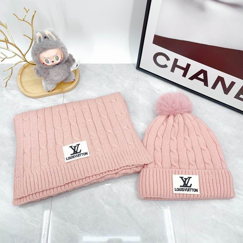 LV scarf hat dx (413)
