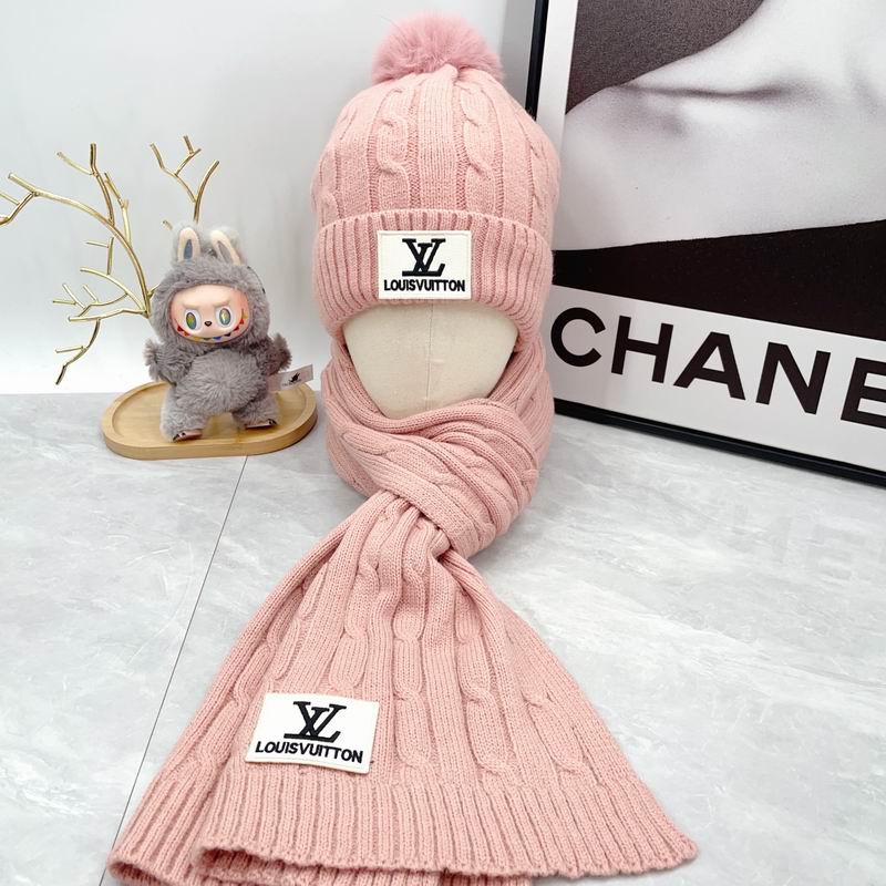 LV scarf hat dx (415)