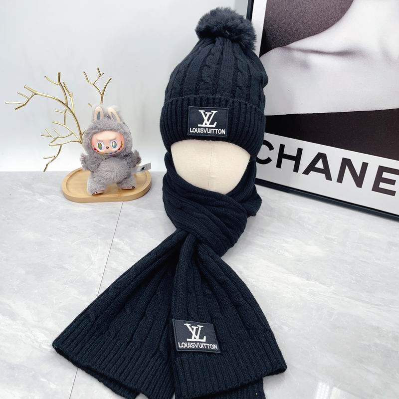LV scarf hat dx (416)