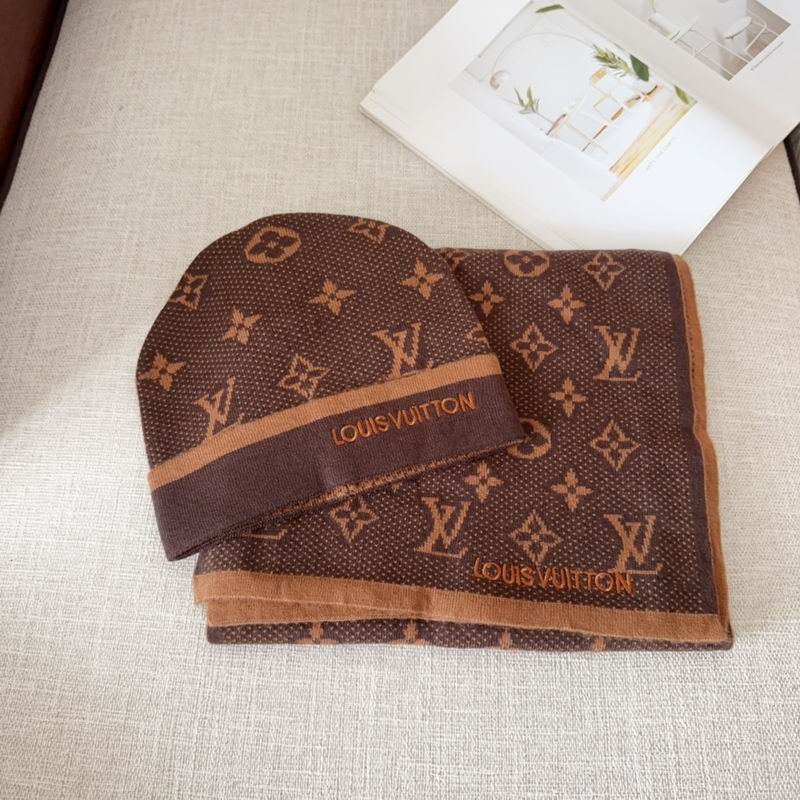 LV scarf hat dx  (10)