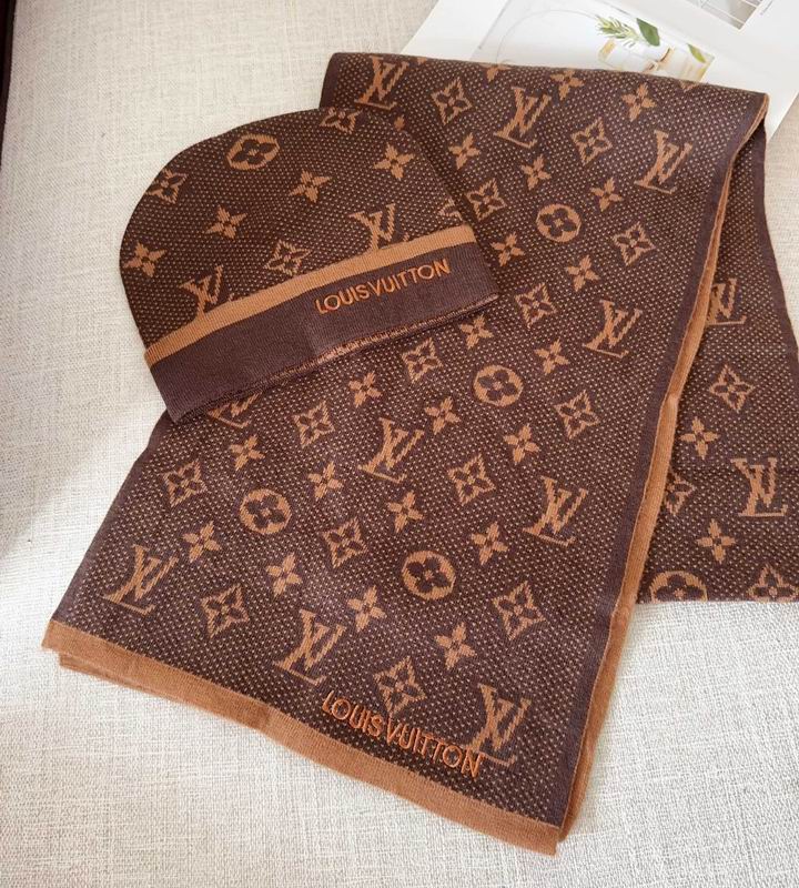 LV scarf hat dx  (15)