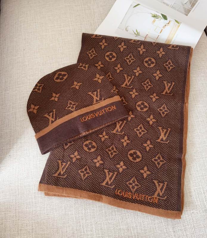 LV scarf hat dx  (16)