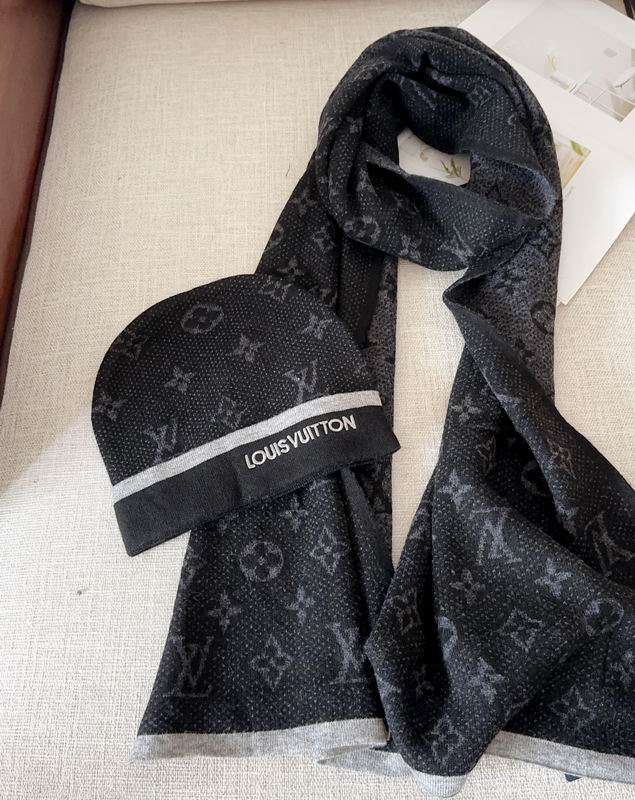LV scarf hat dx  (21)
