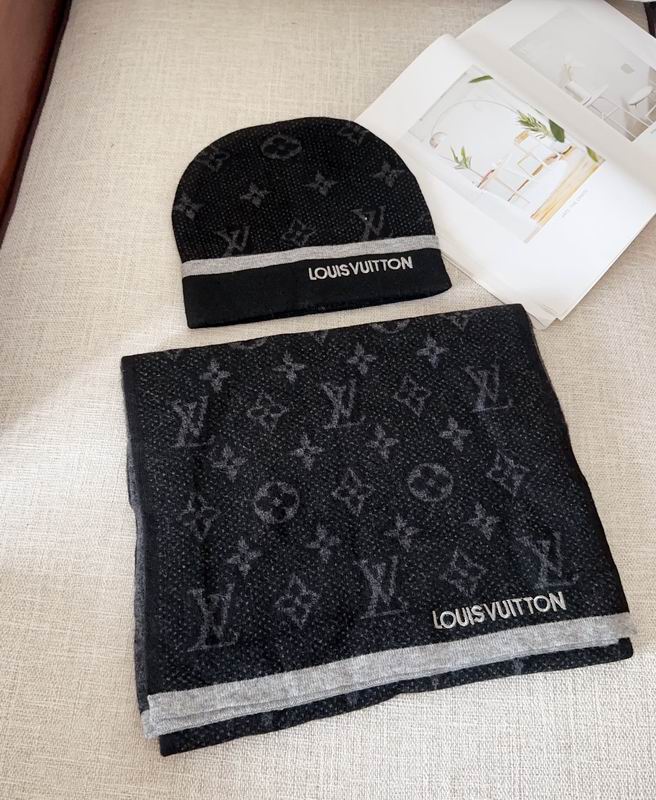 LV scarf hat dx  (25)