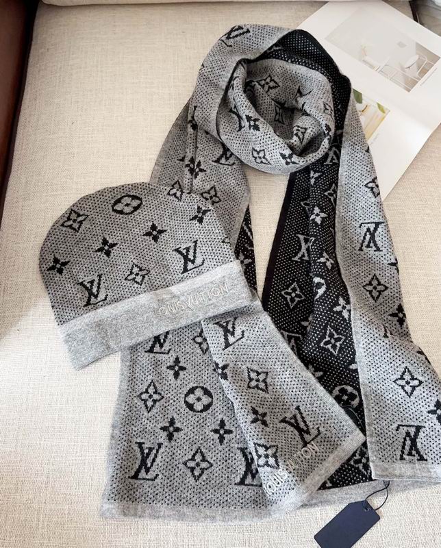 LV scarf hat dx  (4)