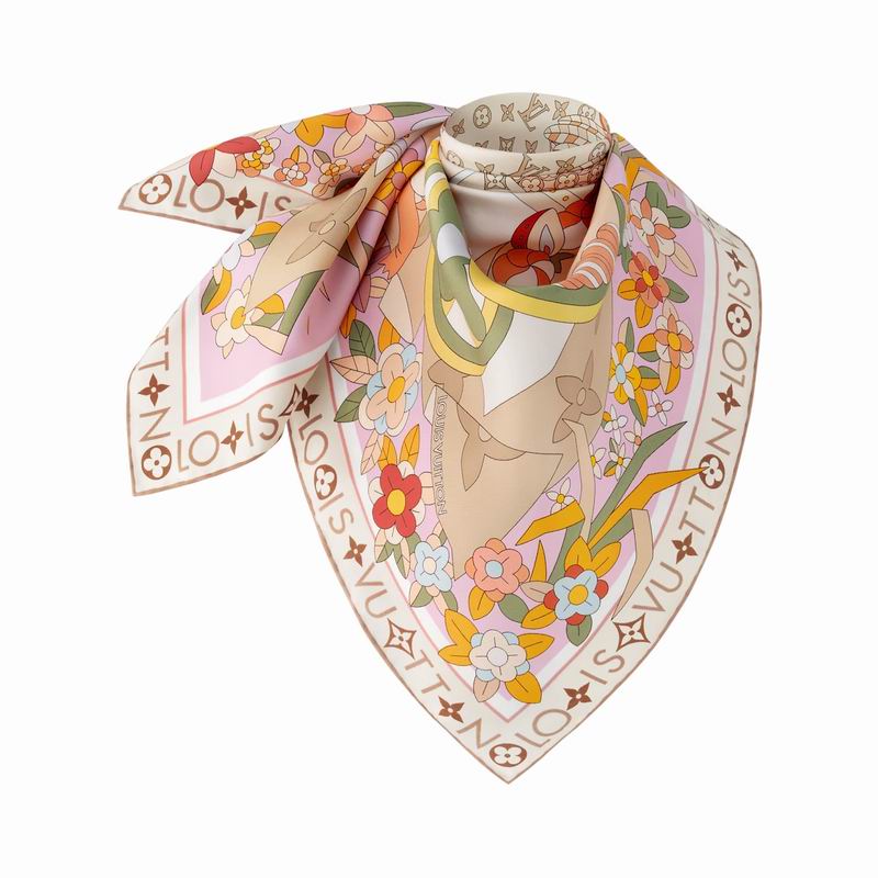 LV silk Scarf 90X90cm E14 (20)