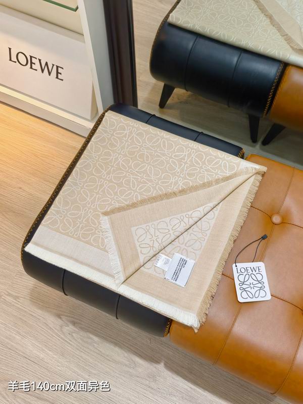 Loewe Scarf 140X140cm 90%羊毛10%羊绒 E13 (7)