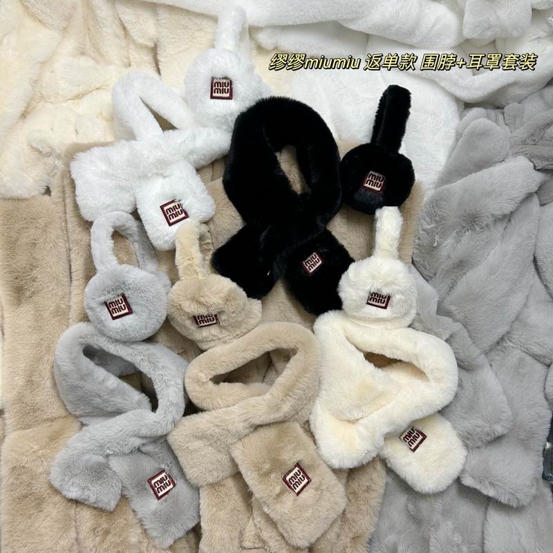 Miumiu Scarf earmuff dx (174)