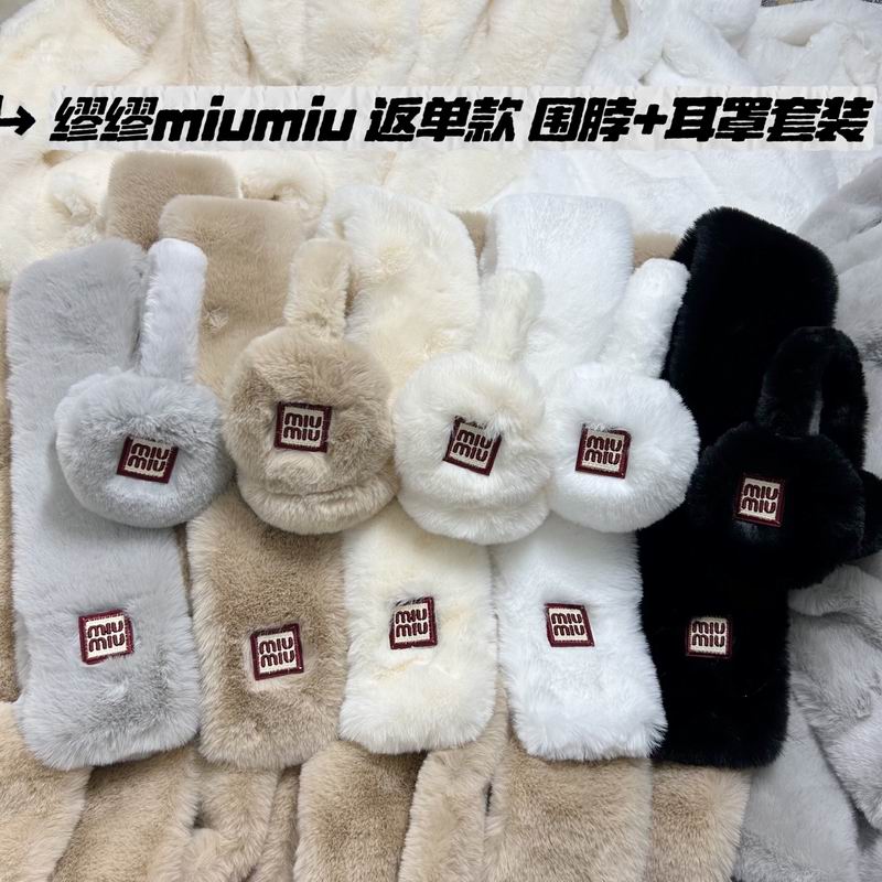 Miumiu Scarf earmuff dx (175)