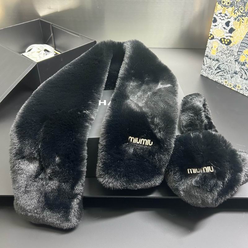 Miumiu Scarf earmuff dx (176)