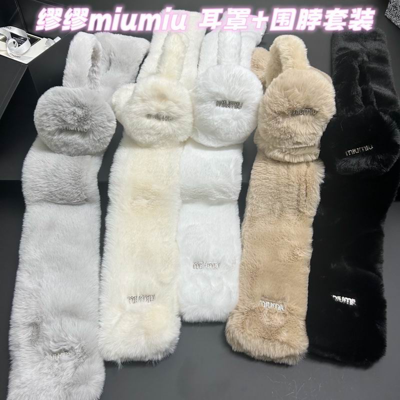 Miumiu Scarf earmuff dx (184)