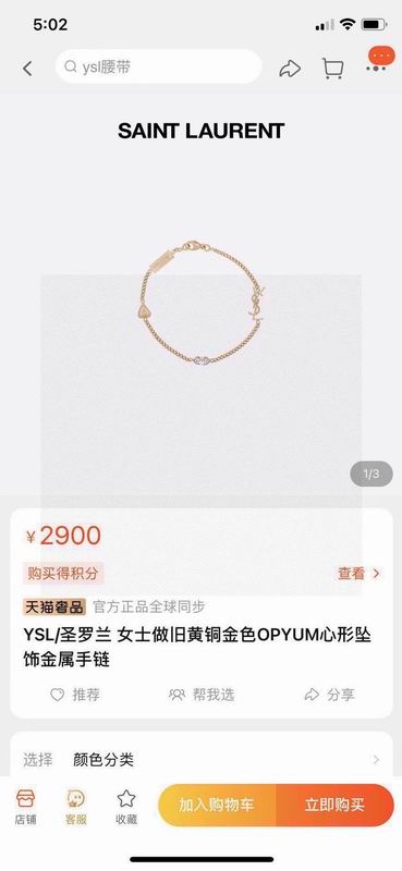 YSL Bracelet 07yxq07 (1)