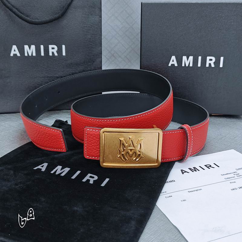 Amiri belt 38mmX90-125cm lb (28)