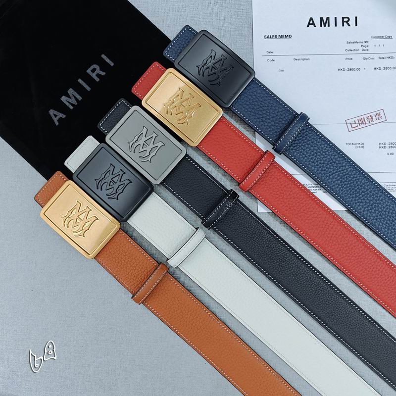 Amiri belt 38mmX90-125cm lb (33)