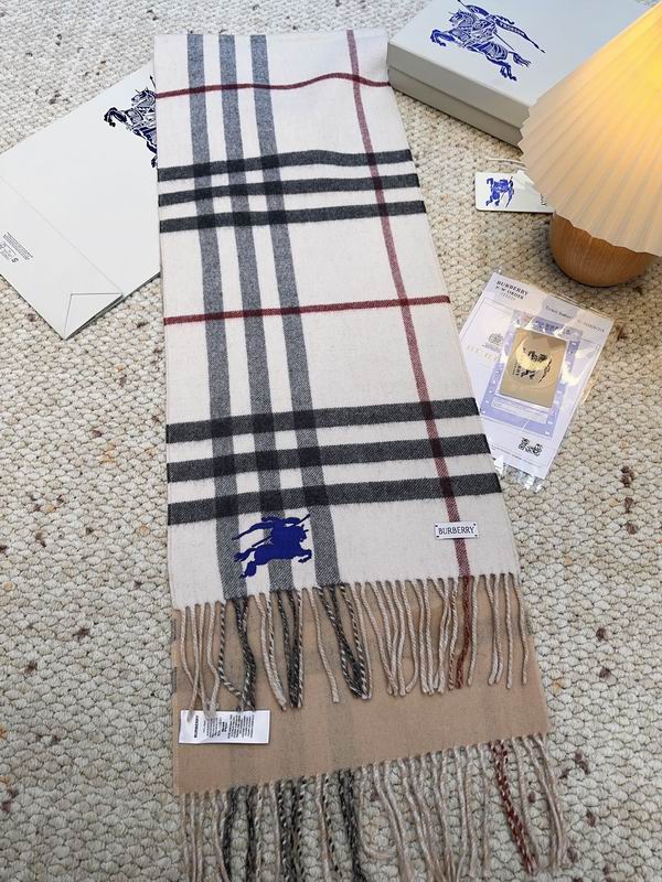Burberry Scarf 160X30cm 100%羊绒 E12 (11)
