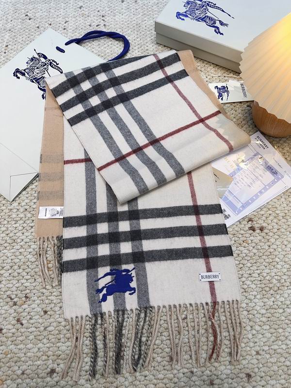 Burberry Scarf 160X30cm 100%羊绒 E12 (12)