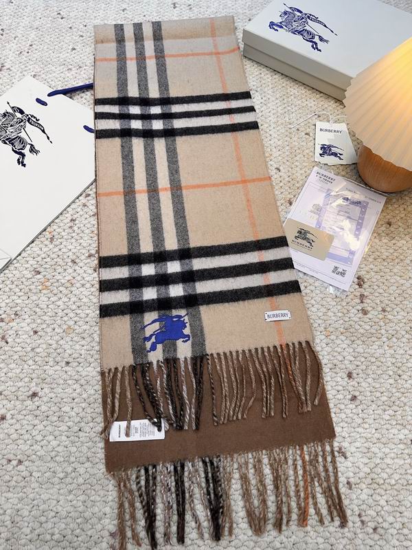 Burberry Scarf 160X30cm 100%羊绒 E12 (2)