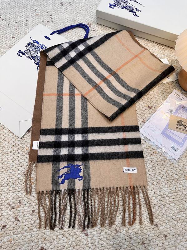 Burberry Scarf 160X30cm 100%羊绒 E12 (3)