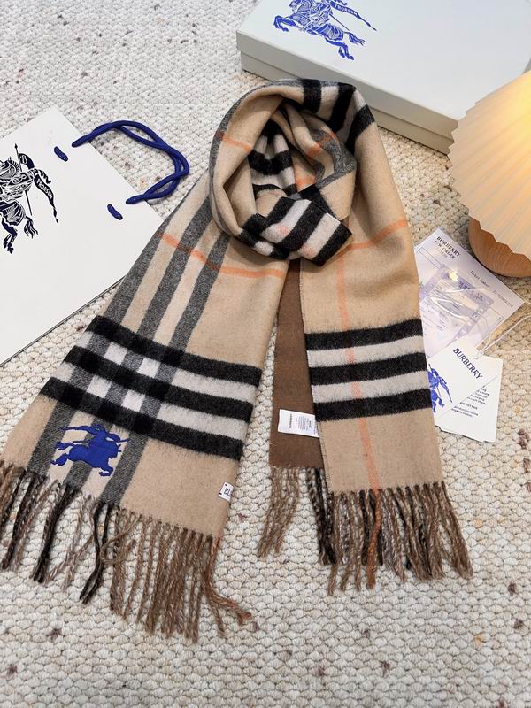 Burberry Scarf 160X30cm 100%羊绒 E12 (5)