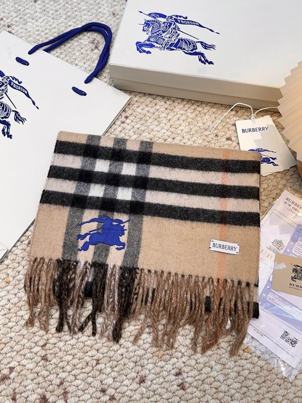 Burberry Scarf 160X30cm 100%羊绒 E12 (7)