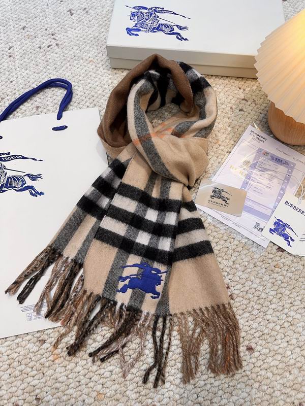 Burberry Scarf 160X30cm 100%羊绒 E12 (8)