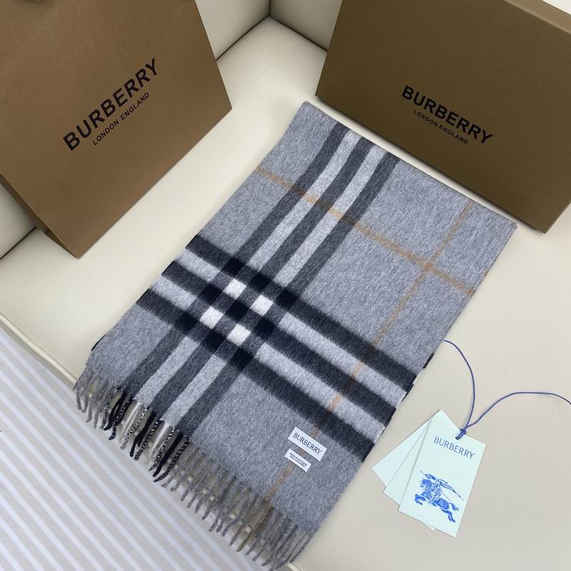 Burberry Scarf 168X30cm 100%山羊绒 E14 (124)