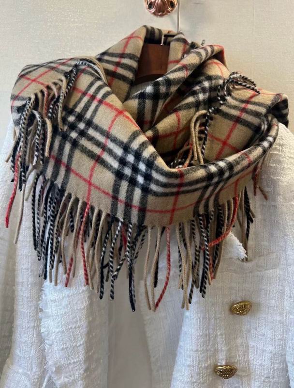 Burberry Scarf 30X155cm 100%羊羔毛 E27 (2)