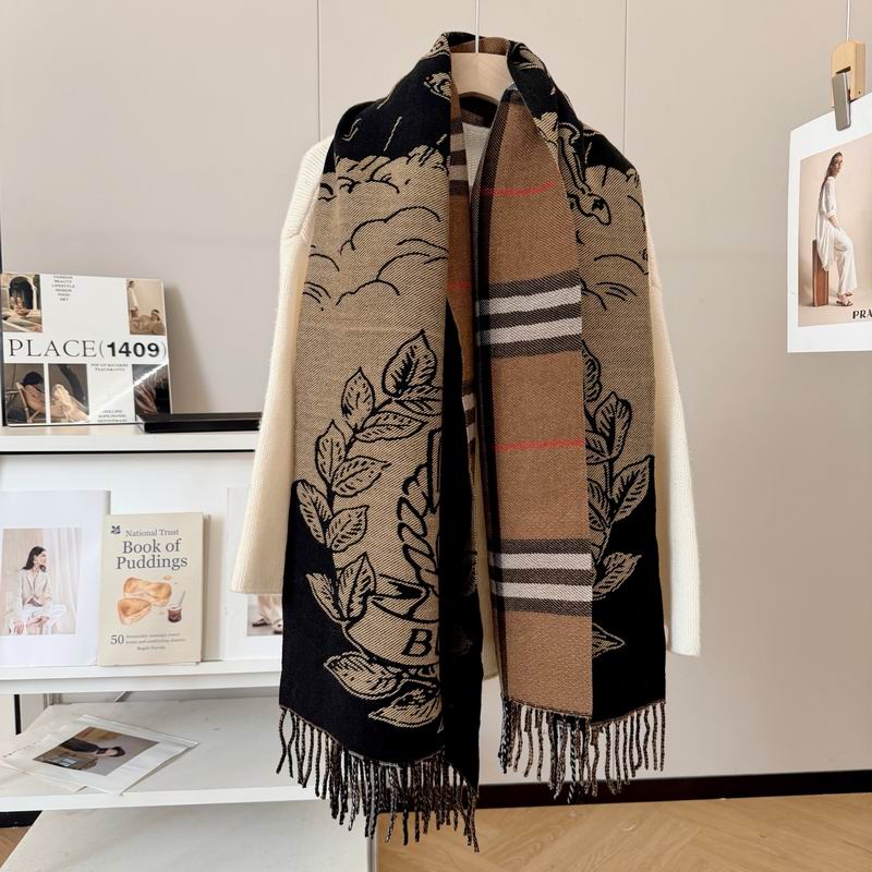 Burberry Scarf 65X200cm 100%羊羔 E16 (4)