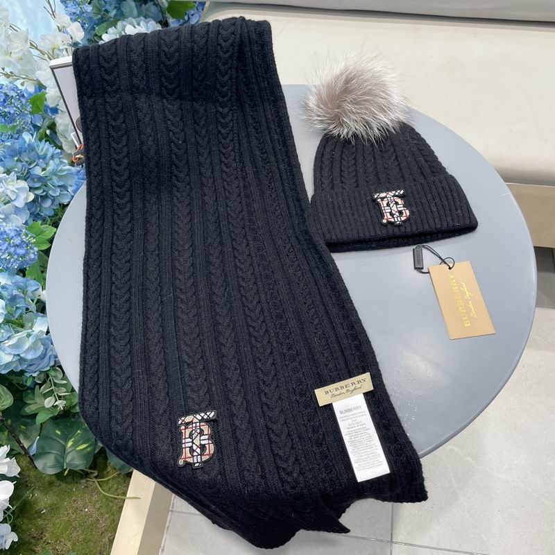 Burberry Scarf Hat (271)