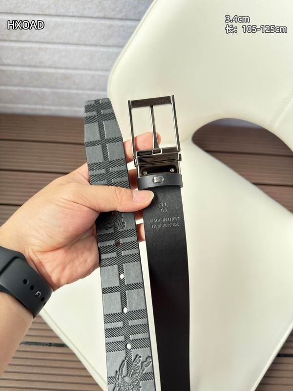 Burberry belt 34mmX105-125cm 8L (36)