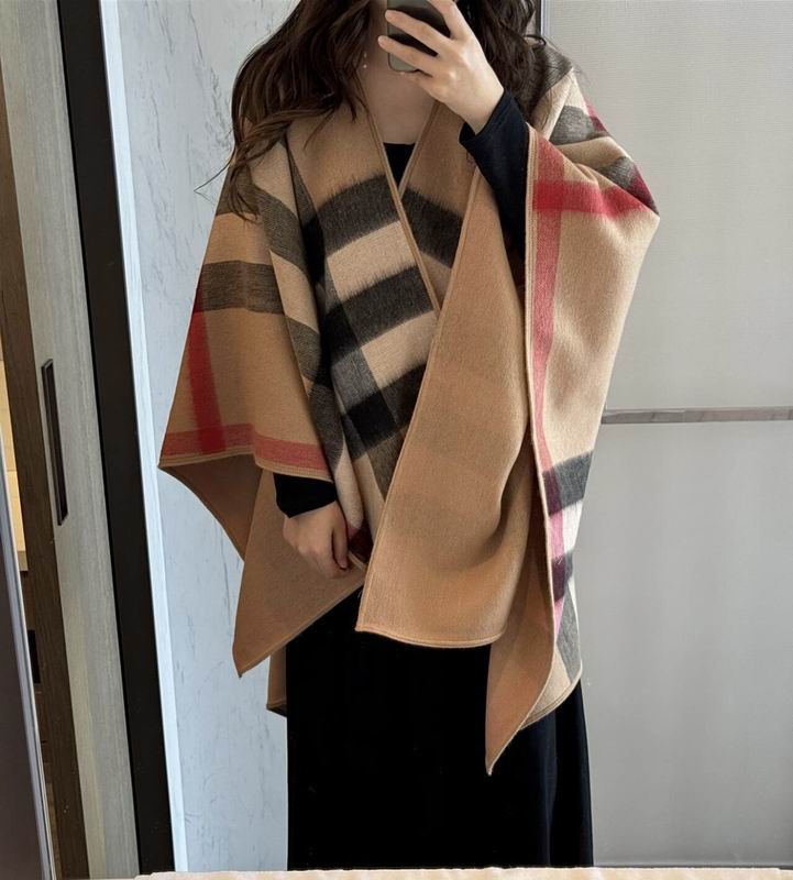 Burberry cloak 140X140cm 100%纯羊绒 E06 (6)
