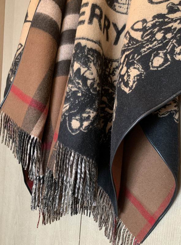Burberry cloak 140X140cm 95%羊绒5%羊毛 E08 (1)