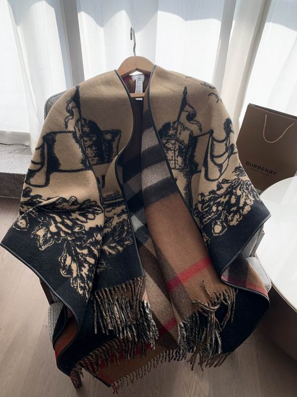 Burberry cloak 140X140cm 95%羊绒5%羊毛 E08 (4)