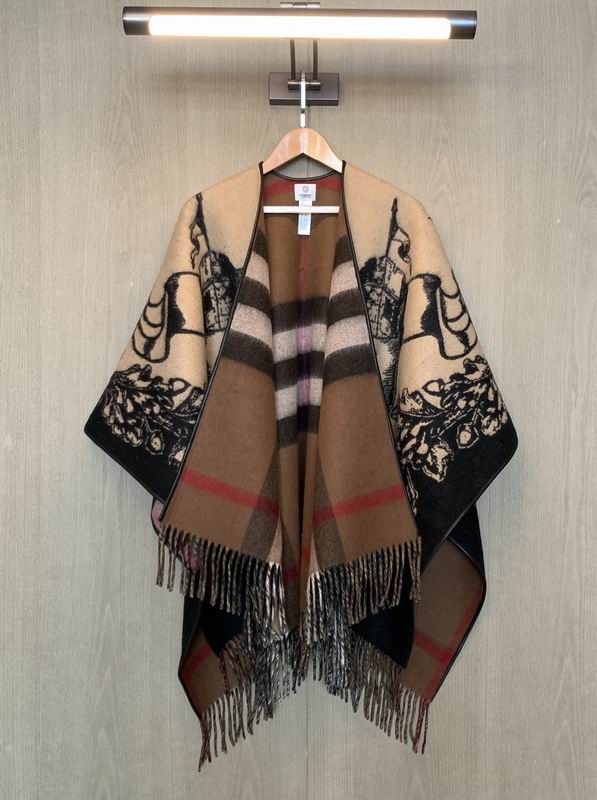 Burberry cloak 140X140cm 95%羊绒5%羊毛 E08 (6)