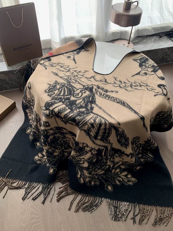 Burberry cloak 140X140cm 95%羊绒5%羊毛 E08 (7)