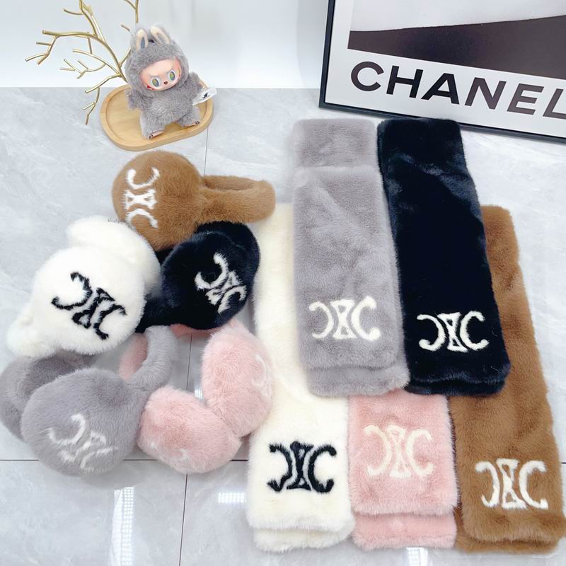 Celine scarf earmuff dx (202)
