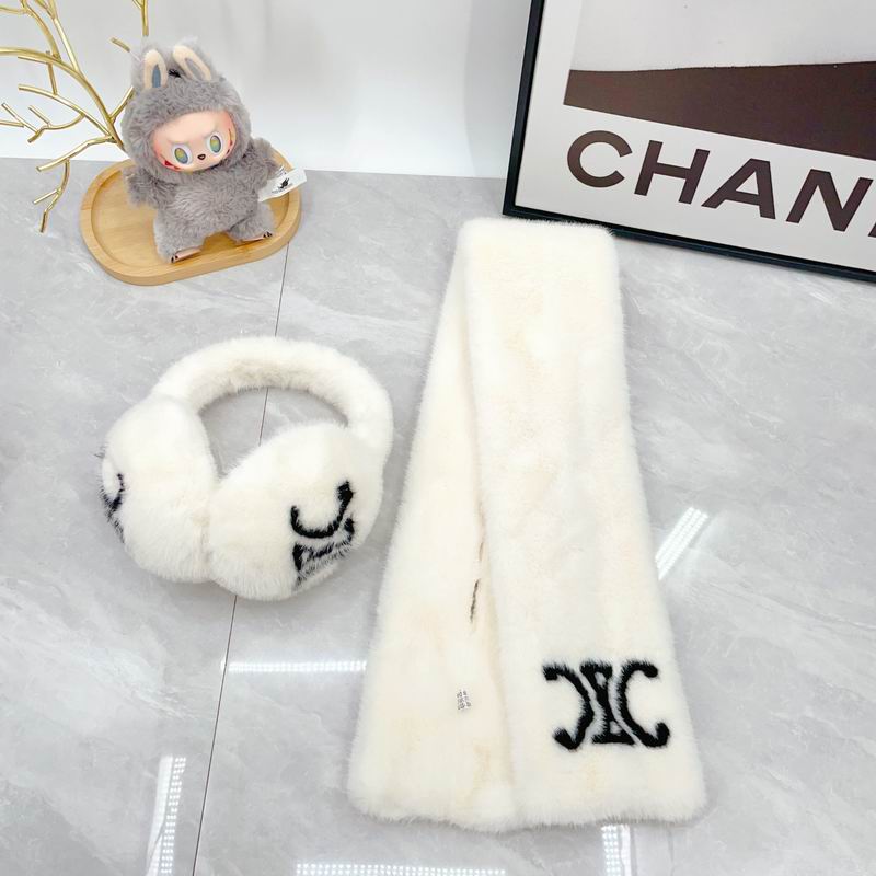 Celine scarf earmuff dx (205)