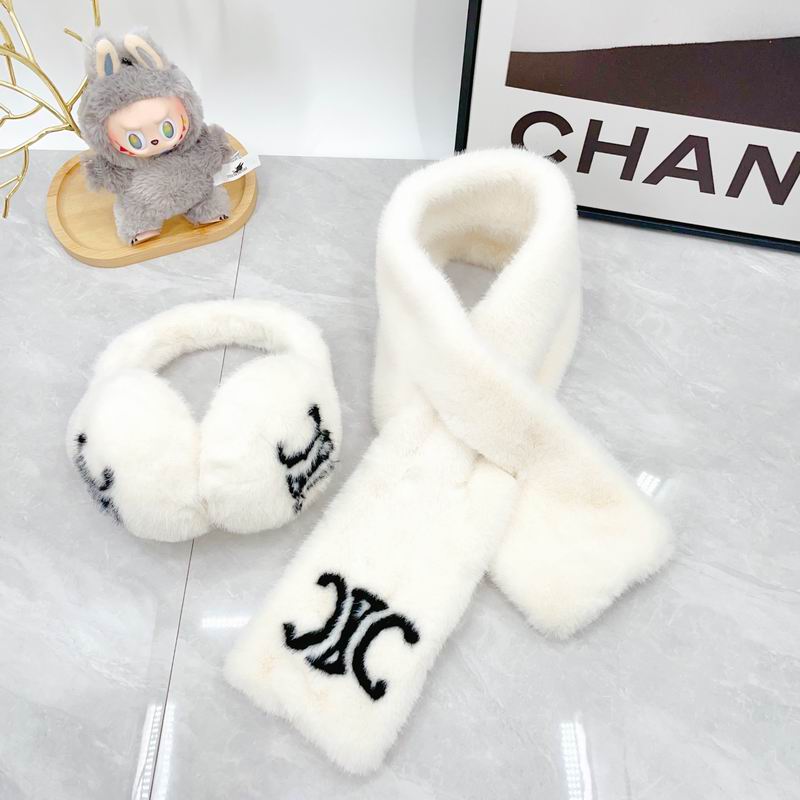 Celine scarf earmuff dx (210)